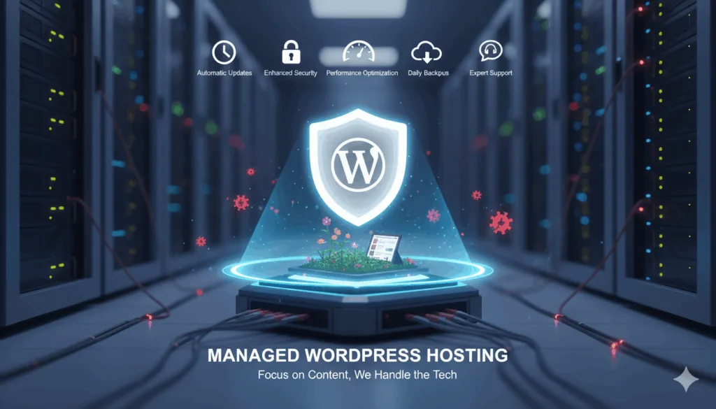 Managed WordPress Hosting: 7 Exciting Benefits in 2025 2 Managed WordPress hosting with security features