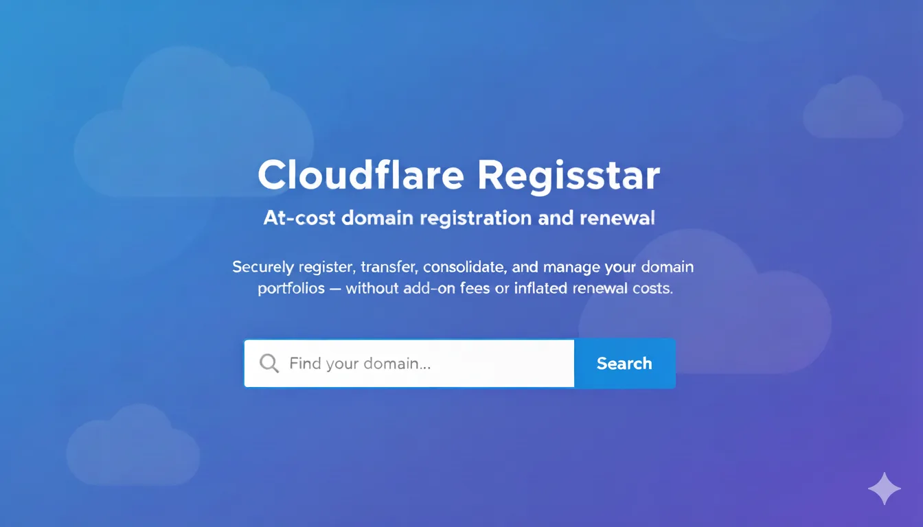 Cloudflare Registrar