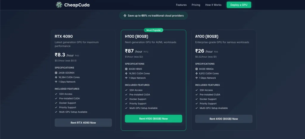 CheapCuda Review 2025 - Is This GPU Deal Too Good to Be True? 2 CheapCuda