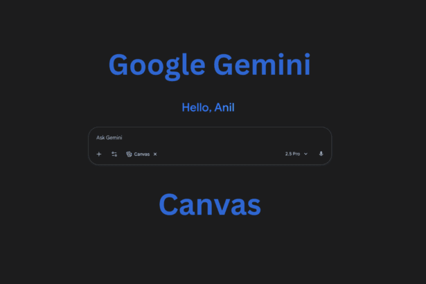 Google Gemini Canvas