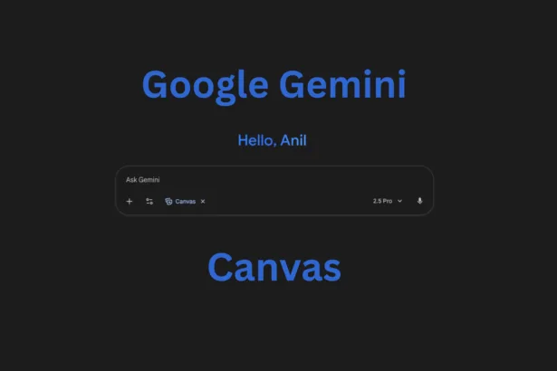 Google Gemini Canvas